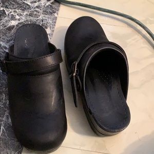 Black clogs